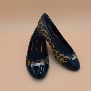 ROCKSPORT  Faux Leopard Flats